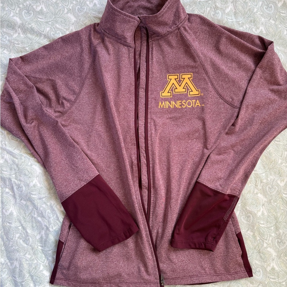 Minnesota Women's Maroon Lightweight Jacket Medium in GUC
